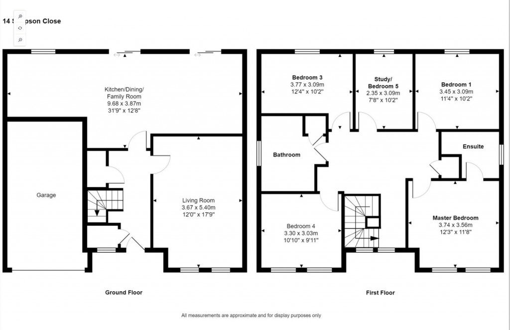 Floorplans For Simpson Close, Weldon