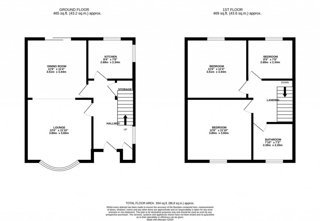 Floorplans For Finedon Road, Wellingborough