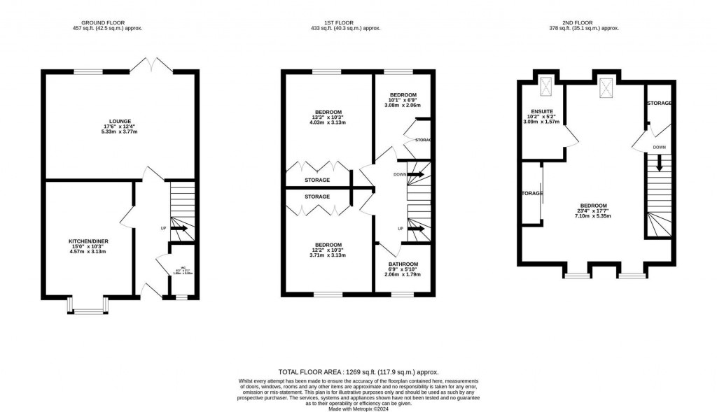 Floorplans For Driver Way, Wellingborough