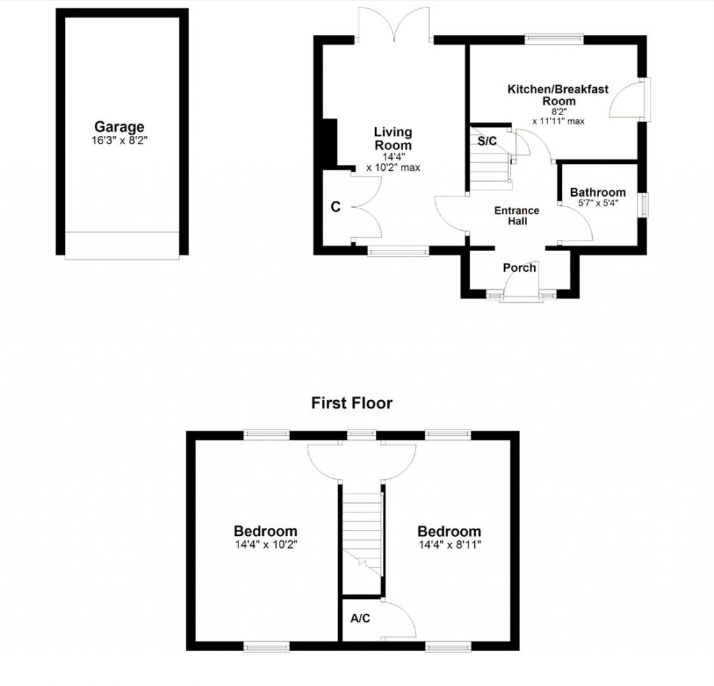 Floorplans For Drayton Road, Irthlingborough