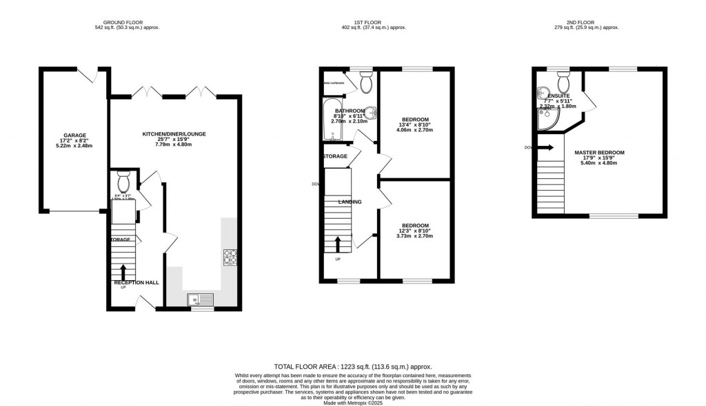 Floorplans For Outfield Close, Great Oakley, Corby