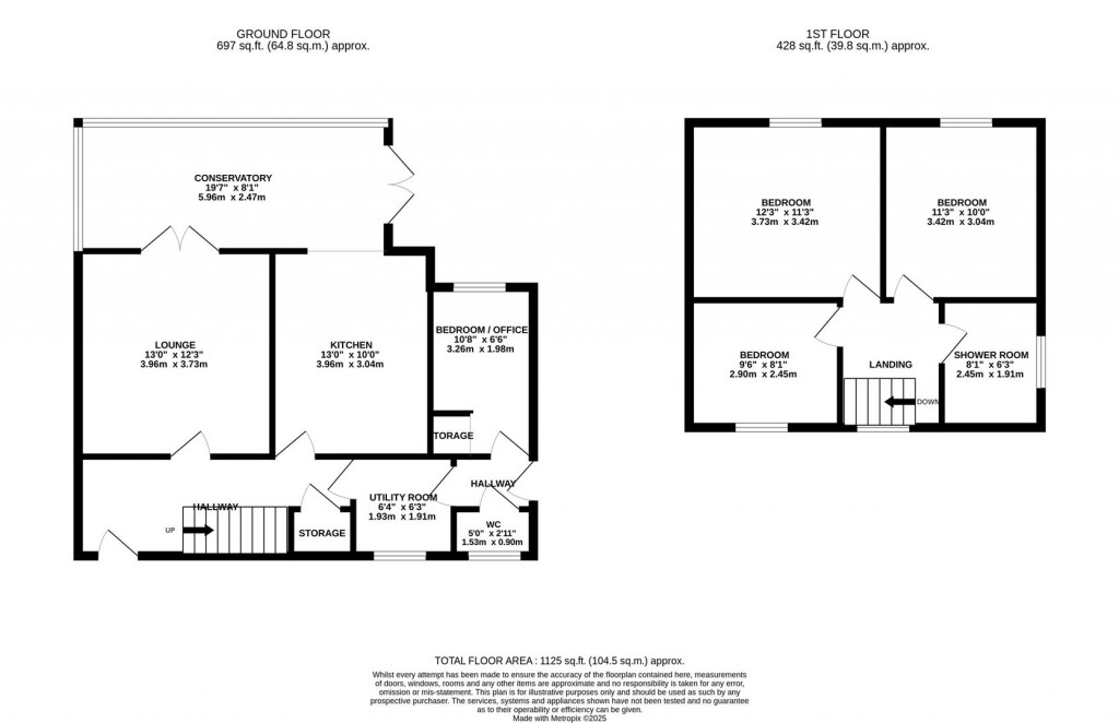 Floorplans For Pindar Road, Wellingborough