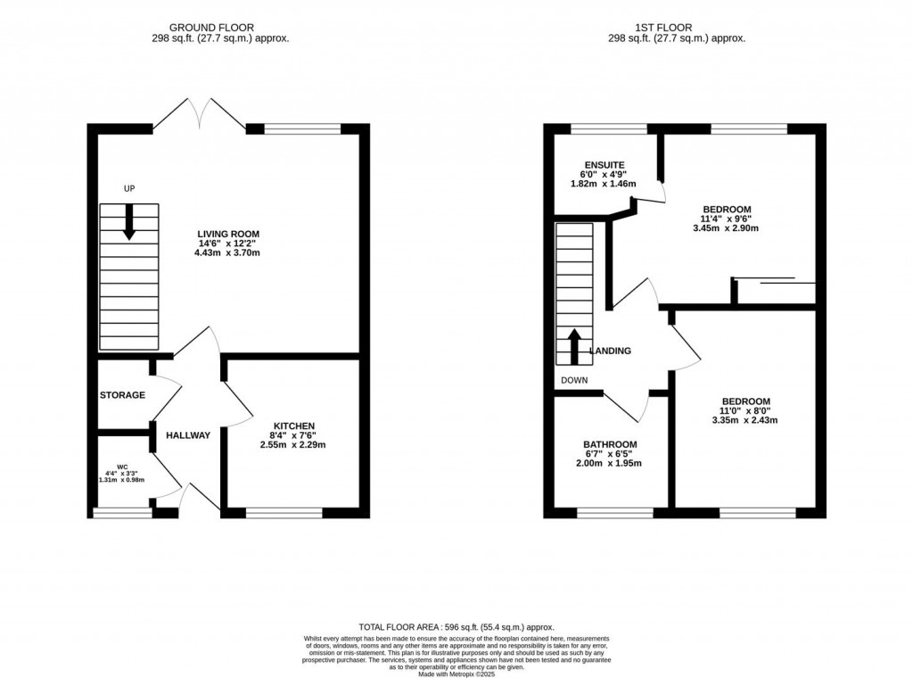 Floorplans For Croyland Mews, Corby