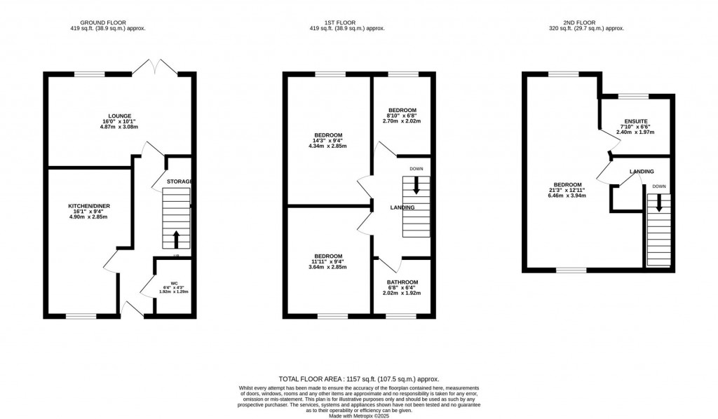 Floorplans For Fallow Road, Rothwell