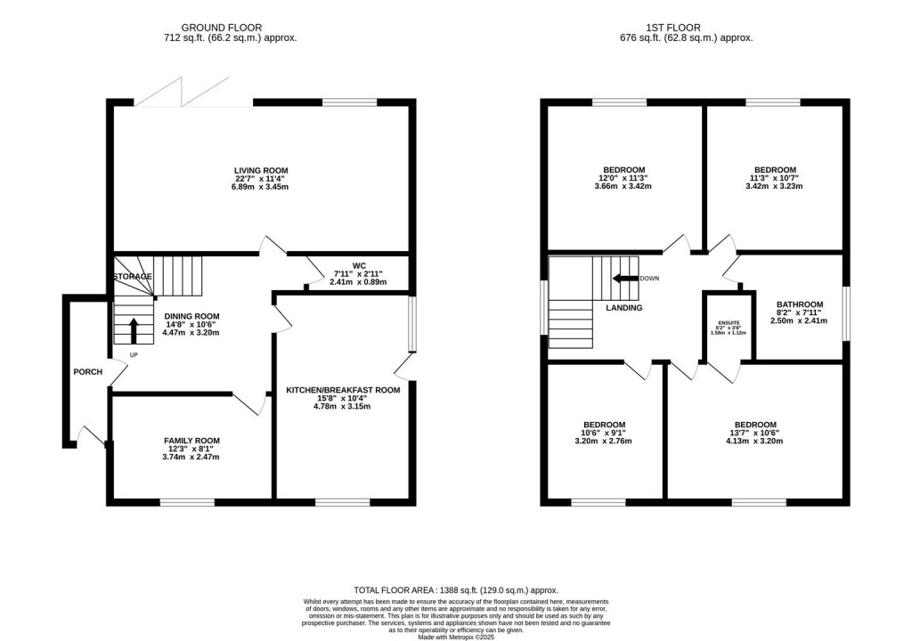 Floorplans For Blandford Avenue, Kettering