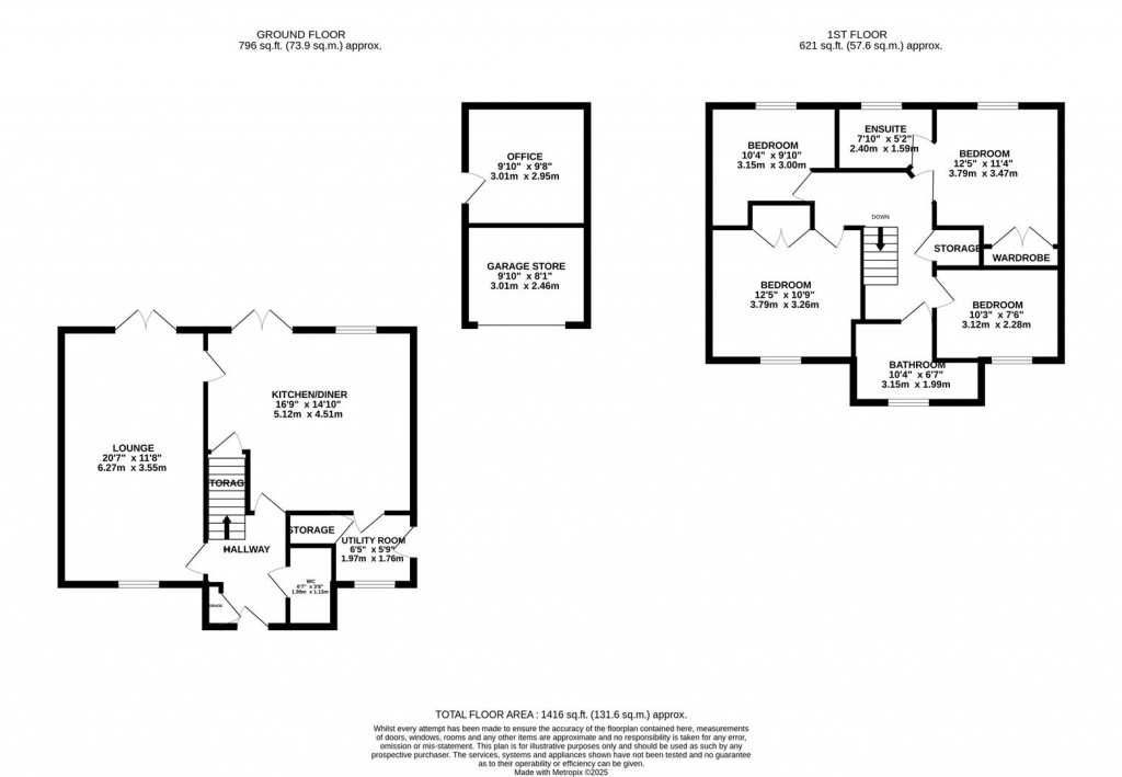 Floorplans For Arnold Drive, Priors Hall Park