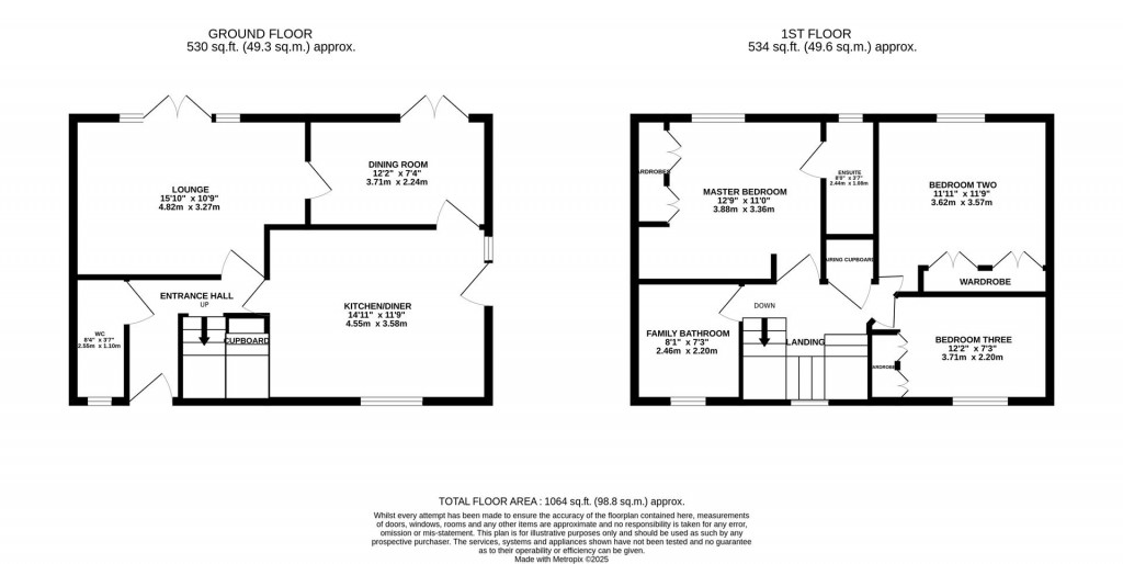 Floorplans For Old Gorse Way, Mawsley, Kettering
