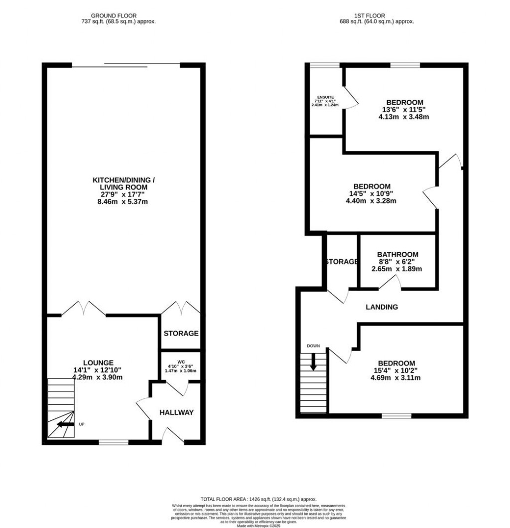 Floorplans For The Hill, Middleton, Market Harborough