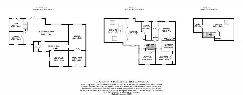 Floorplans For Westminster Drive, Barton Seagrave, Kettering