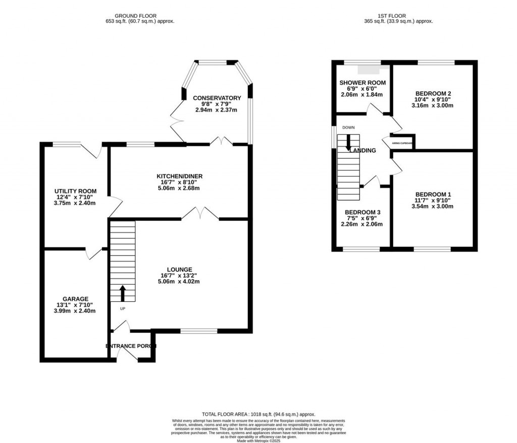 Floorplans For Bradshaw Way, Irchester, Wellingborough