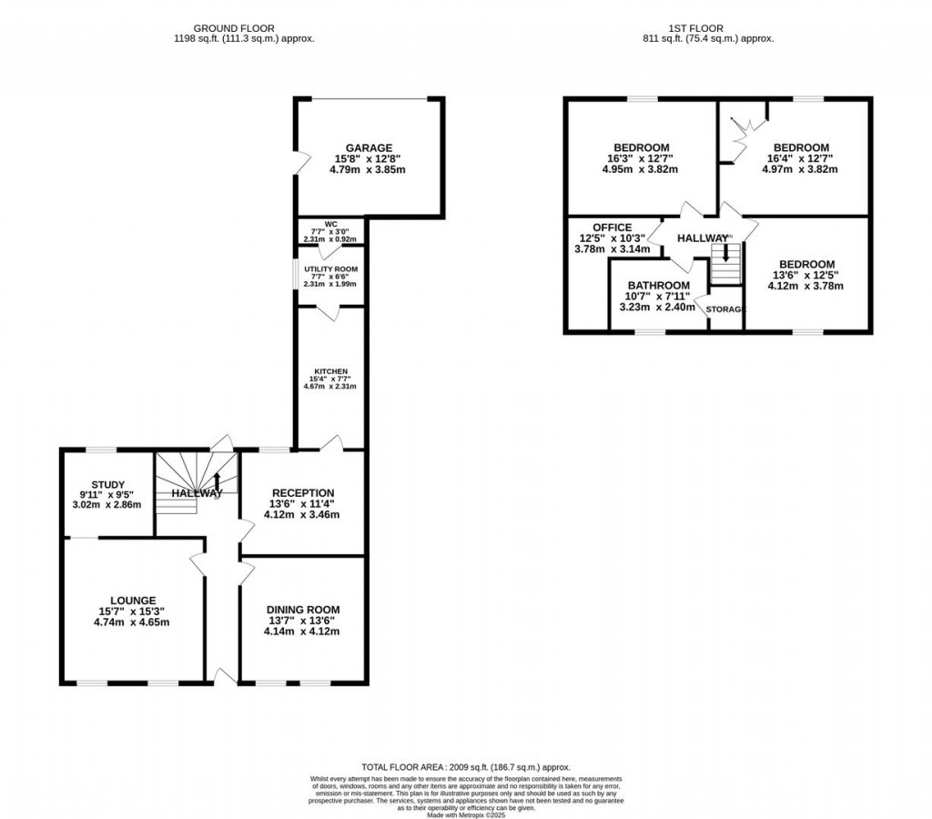 Floorplans For High Street, Irchester