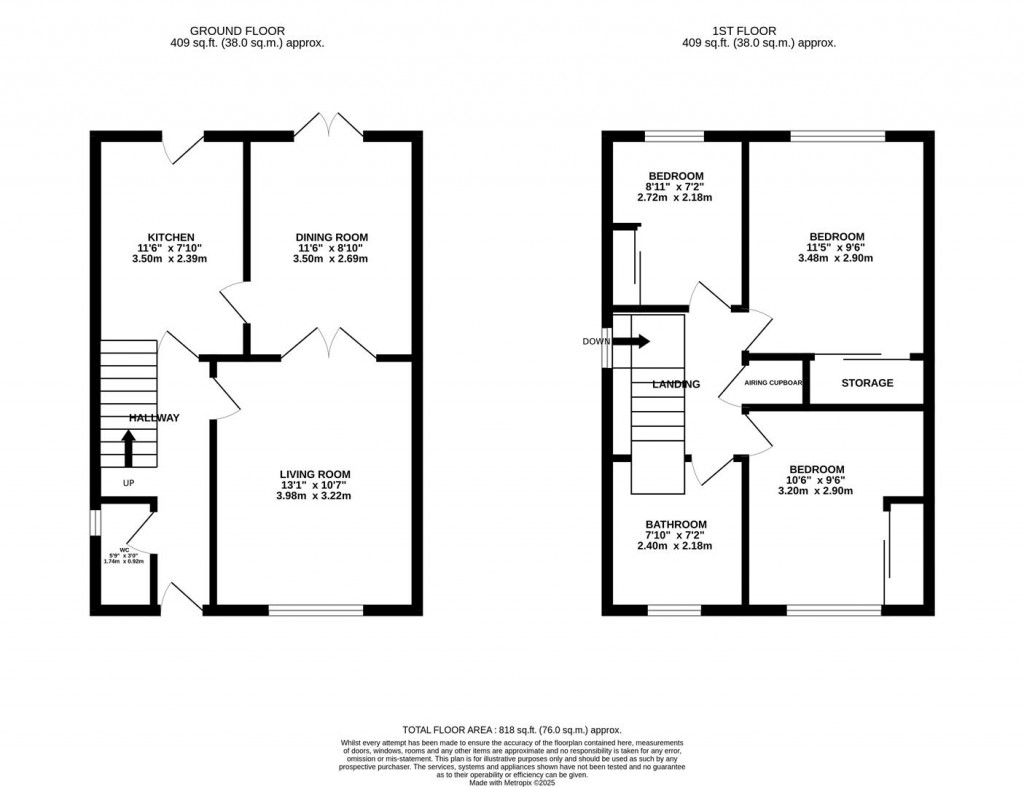 Floorplans For Lobelia Road, Kettering