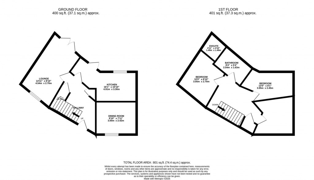 Floorplans For Violet Close, Corby