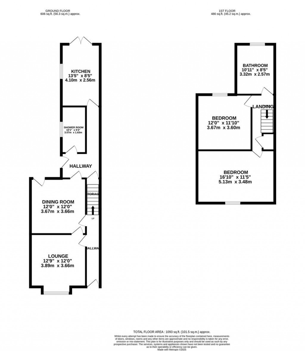 Floorplans For William Street, Kettering