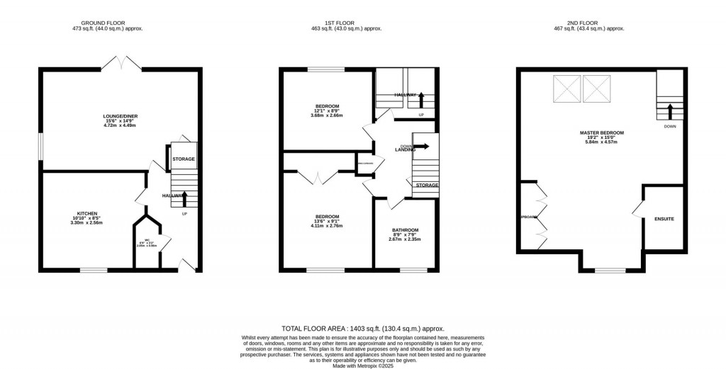 Floorplans For Marmion Close, Market Harborough