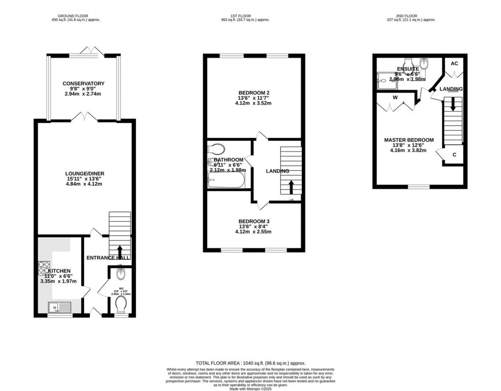 Floorplans For Coles Close, Burton Latimer