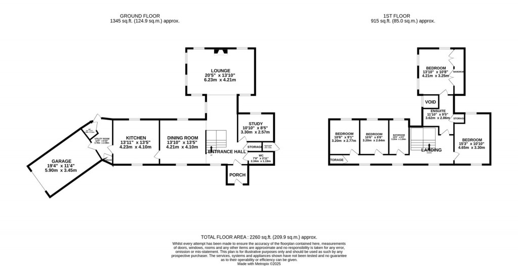 Floorplans For Manor Park, Nether Heyford