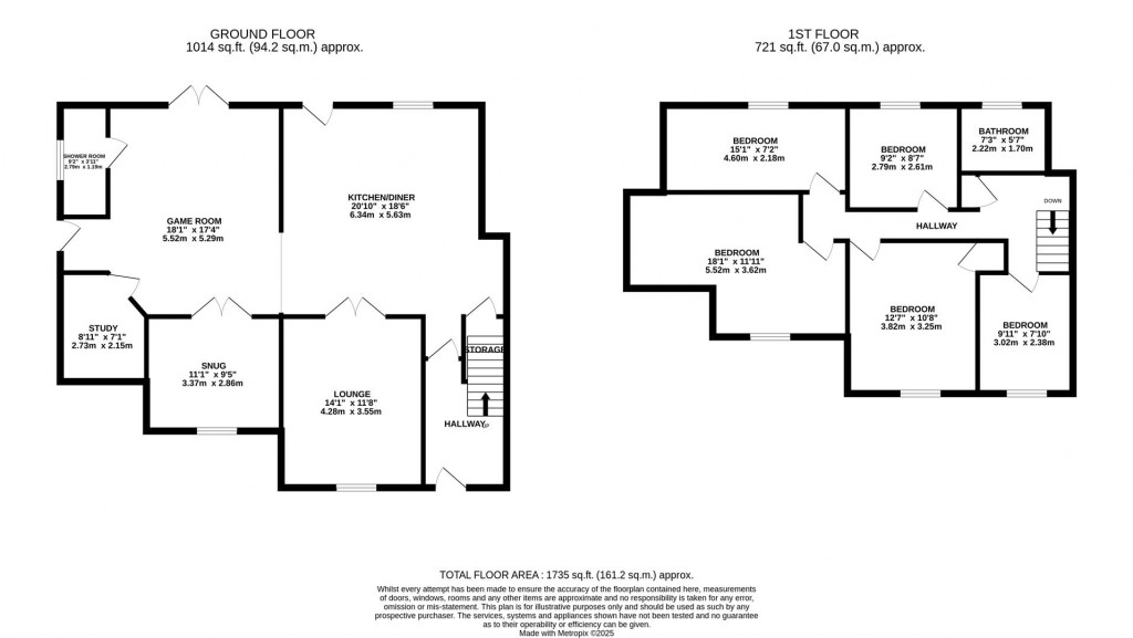 Floorplans For Drake Close, Corby