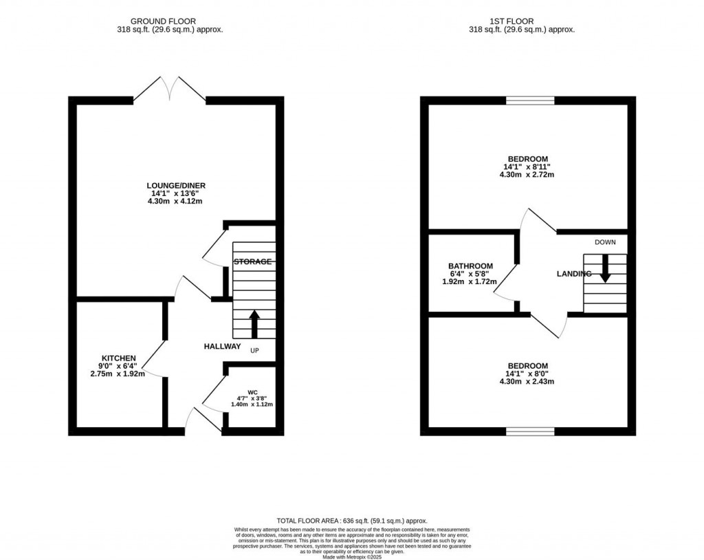 Floorplans For Simplex Way, Roade, Northampton