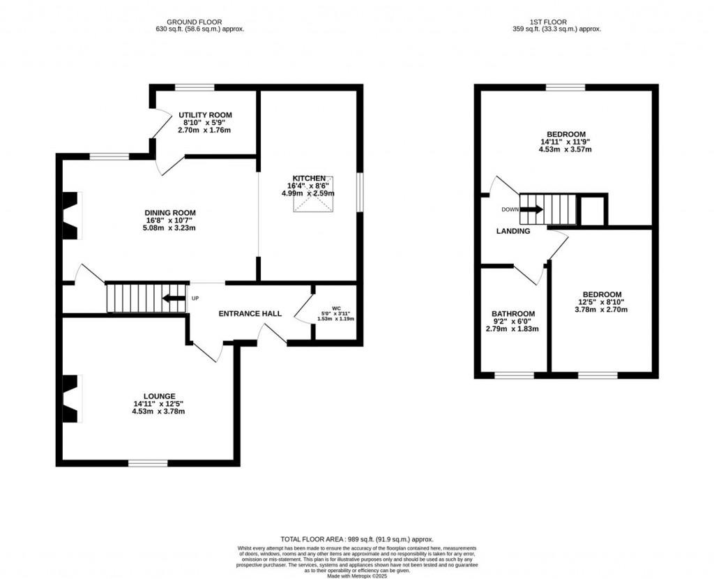 Floorplans For Bosworth Road, Theddingworth, Lutterworth
