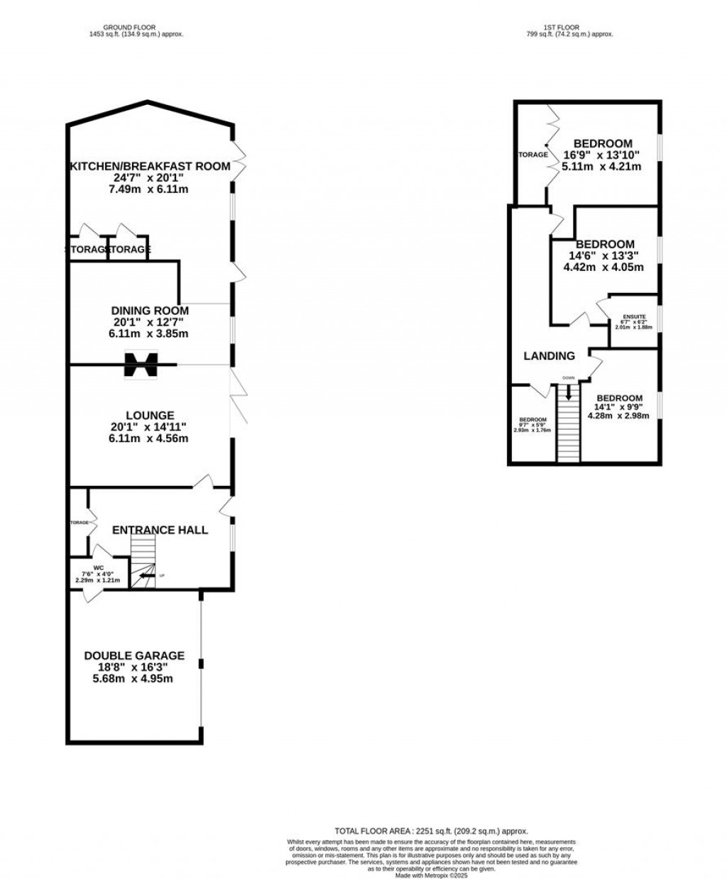 Floorplans For Coombes Yard, Sibbertoft, Market Harborough