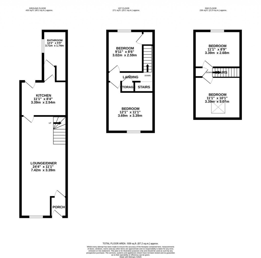 Floorplans For Nelson Street, Market Harborough