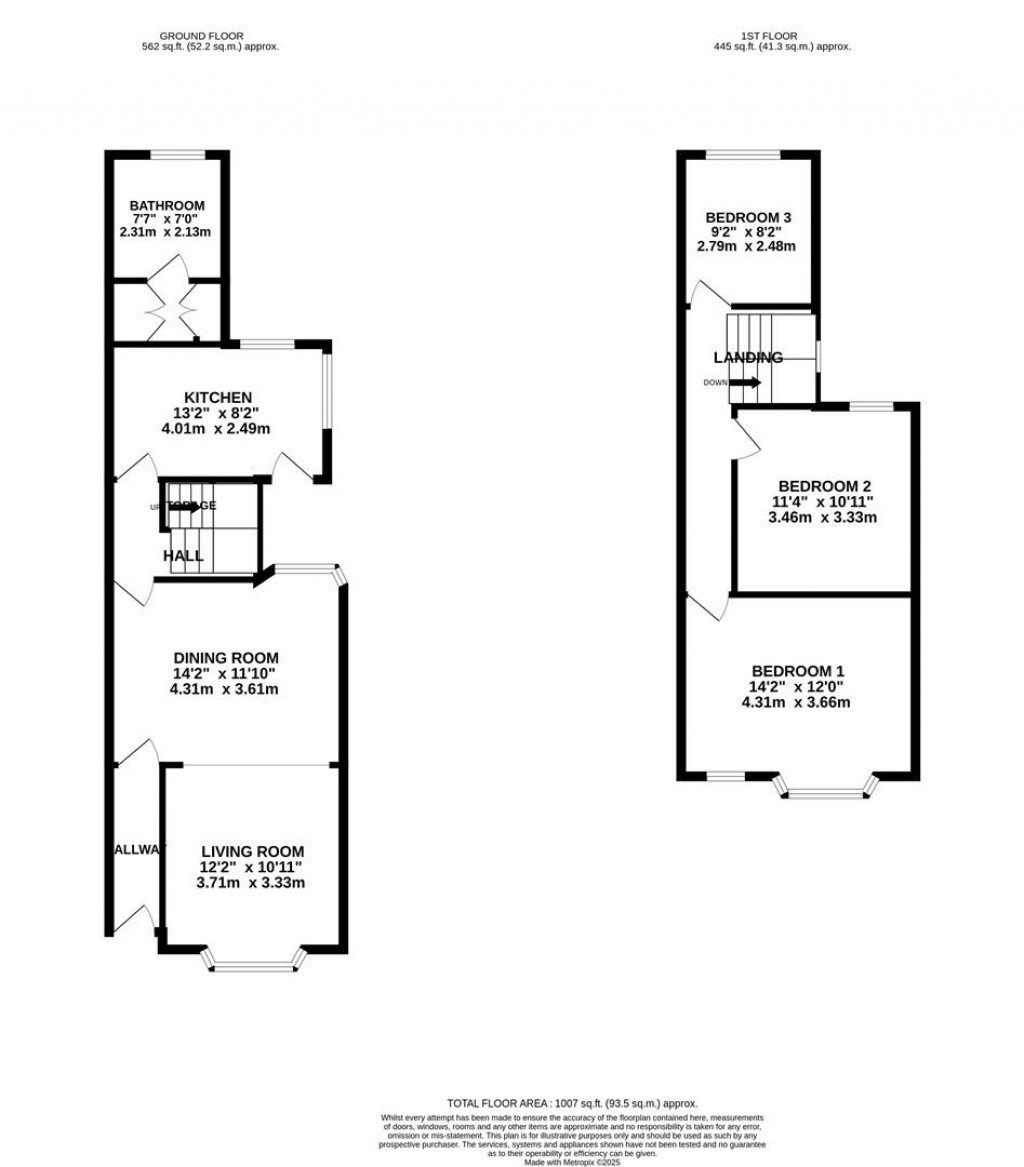 Floorplans For Kingsley Avenue, Kettering