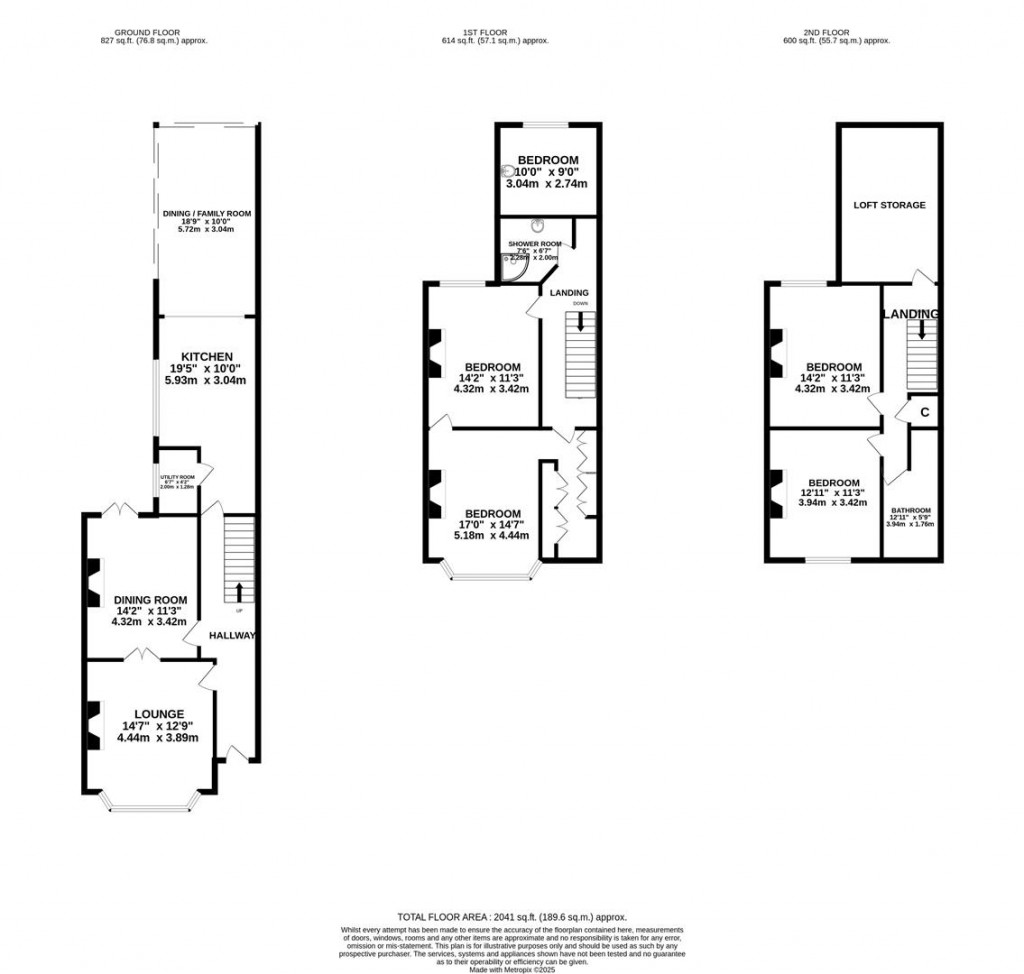 Floorplans For Coventry Road, Market Harborough