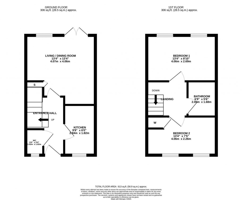 Floorplans For Nightingale Drive, Desborough