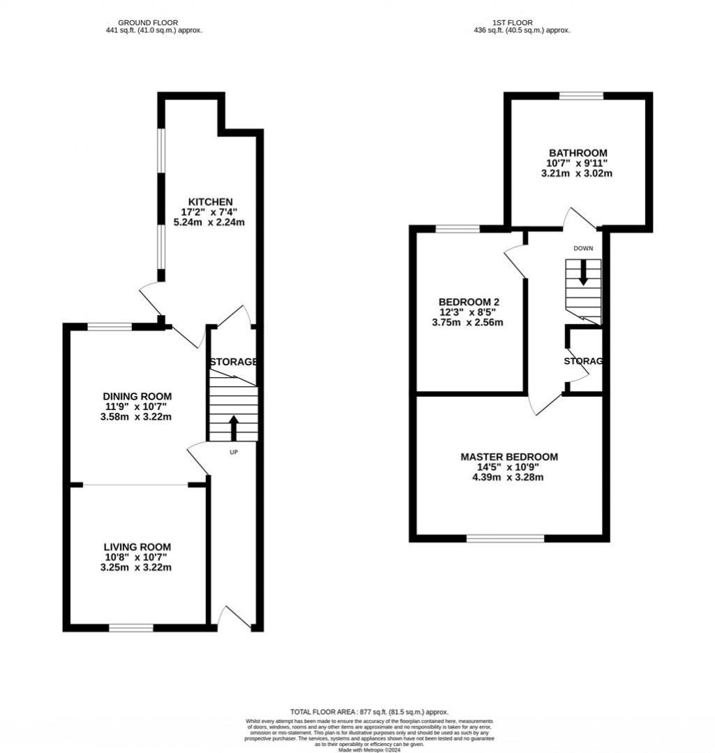 Floorplans For Lindsay Street, Kettering