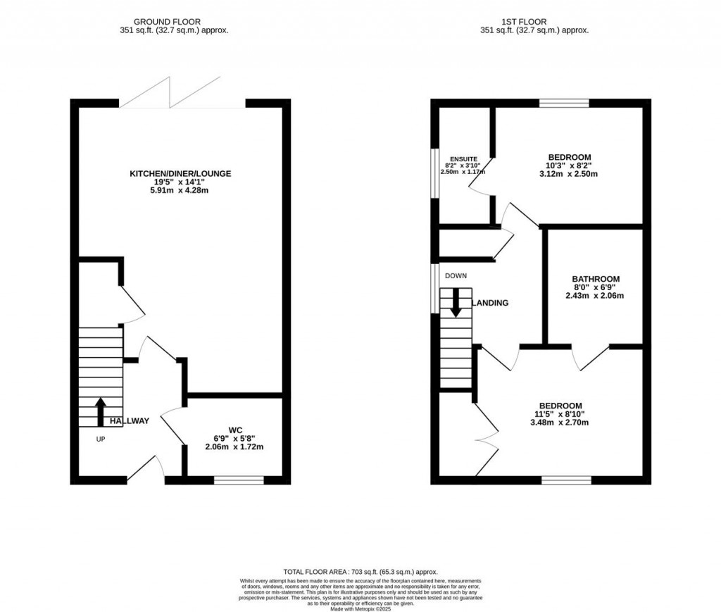 Floorplans For Kesteven Way, Lt Stanion, Corby
