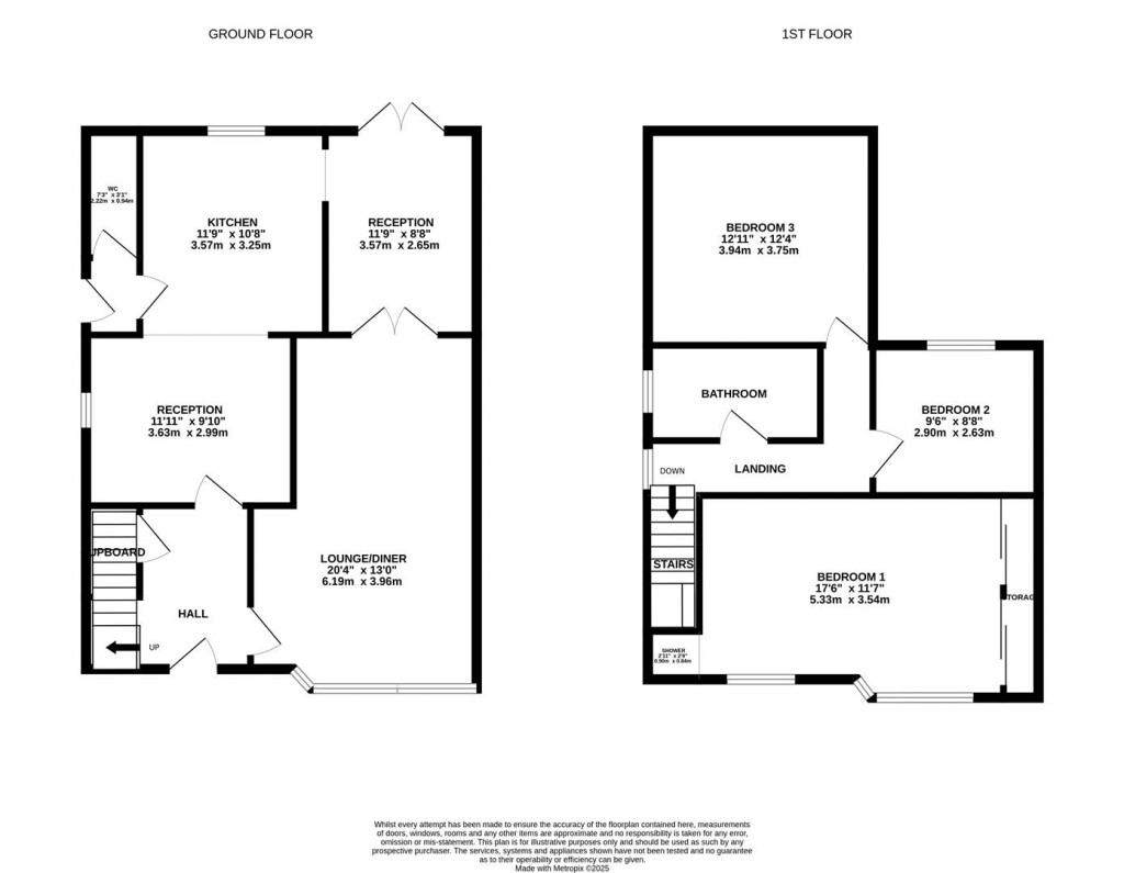 Floorplans For Greenfield Avenue, Kettering