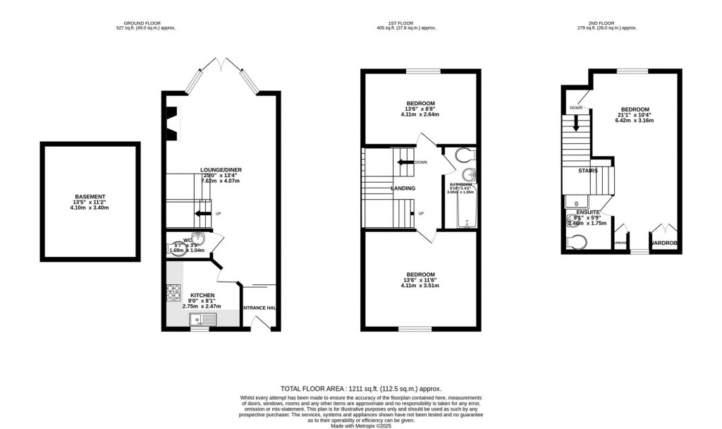 Floorplans For Chicheley Cottages, Thrapston, Kettering