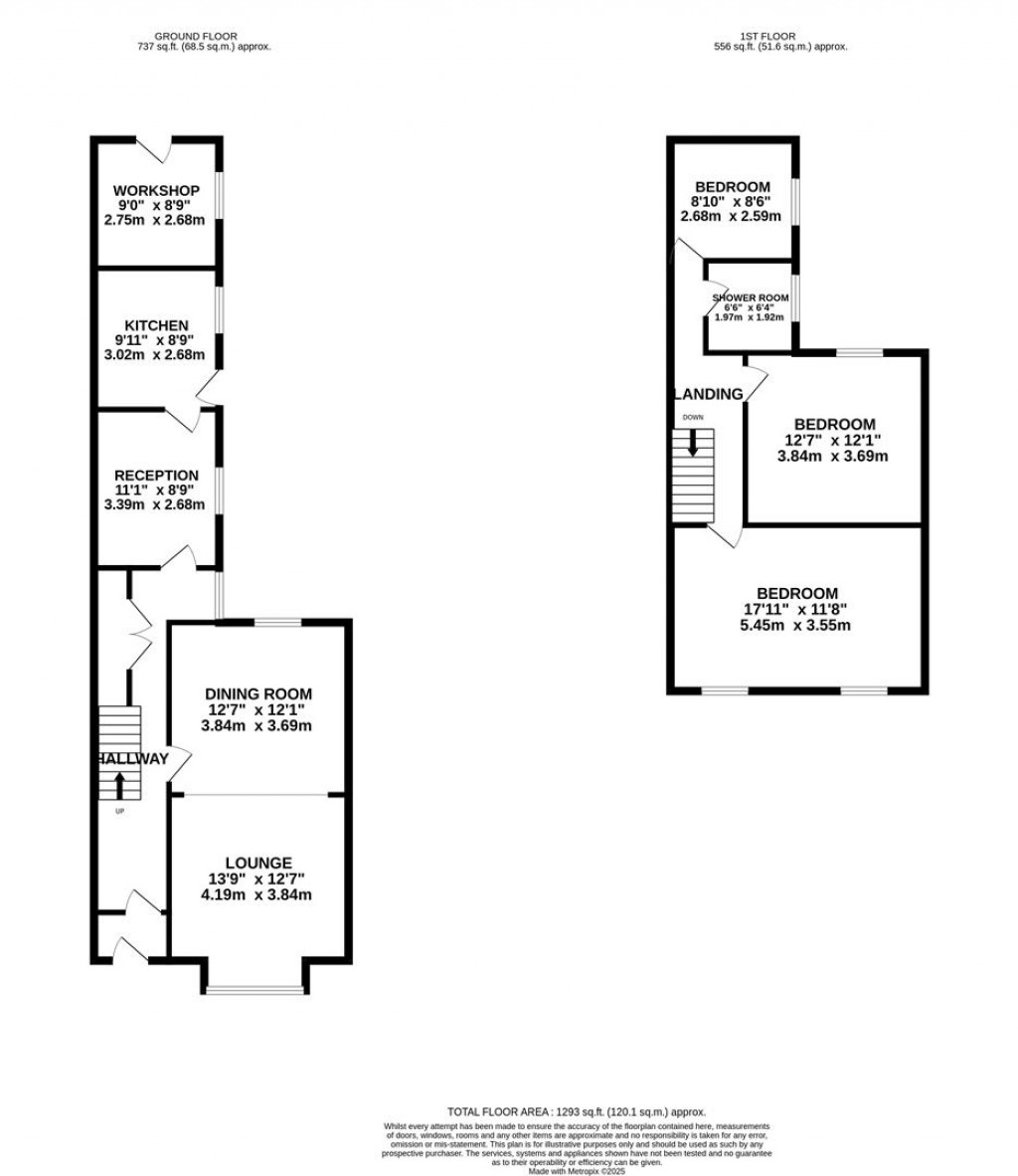 Floorplans For Grove Street, Higham Ferrers
