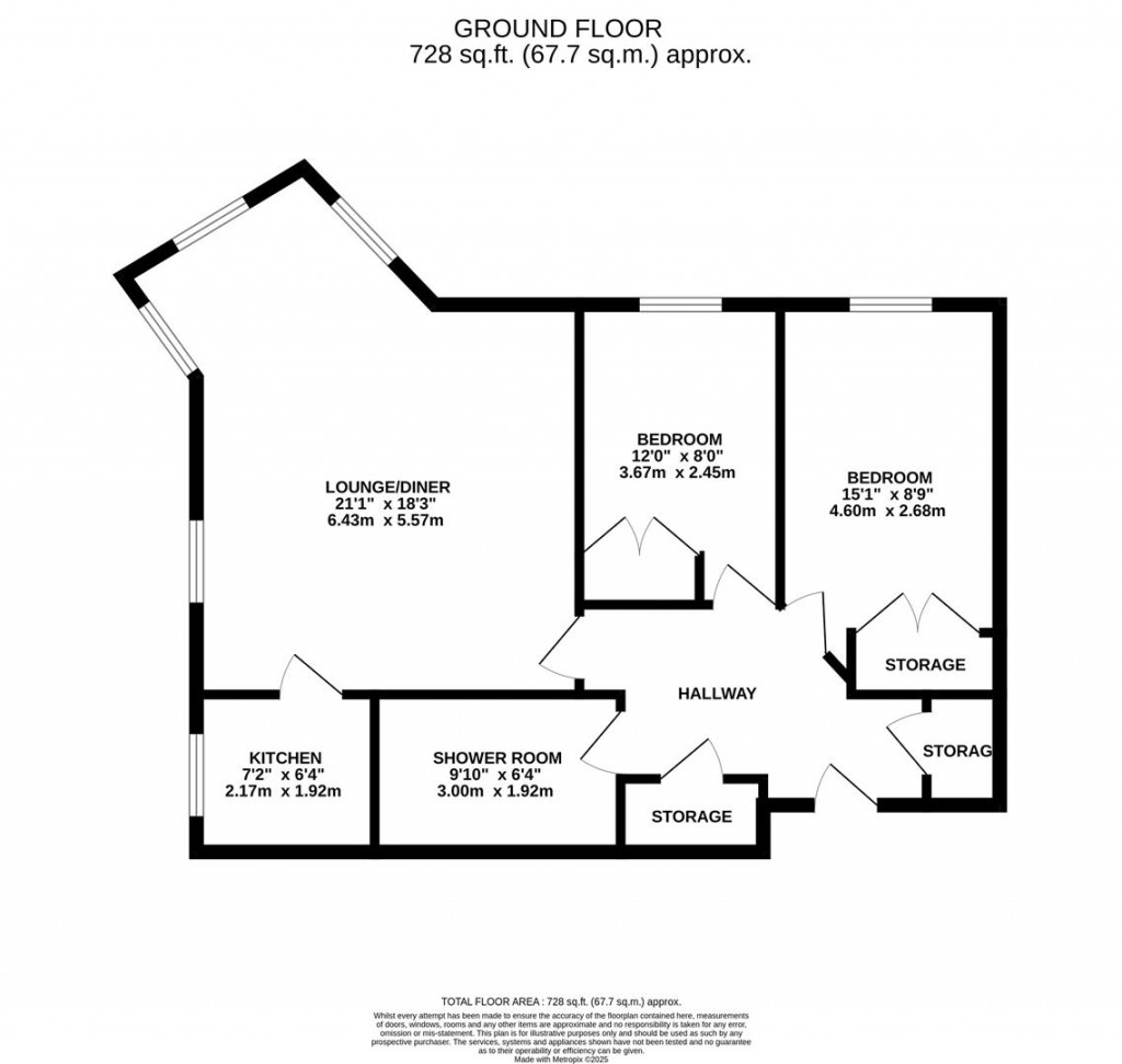 Floorplans For Leicester Road, Market Harborough
