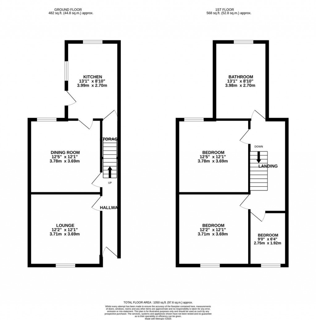 Floorplans For Regent Street, Kettering