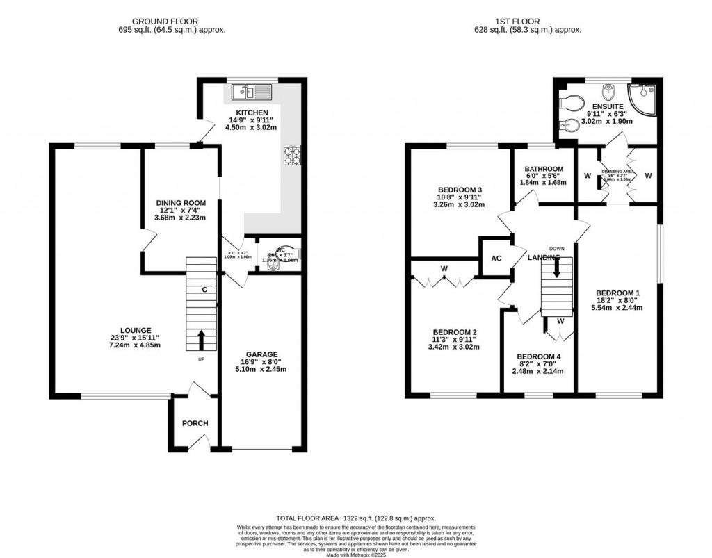 Floorplans For Tweed Close, Burton Latimer