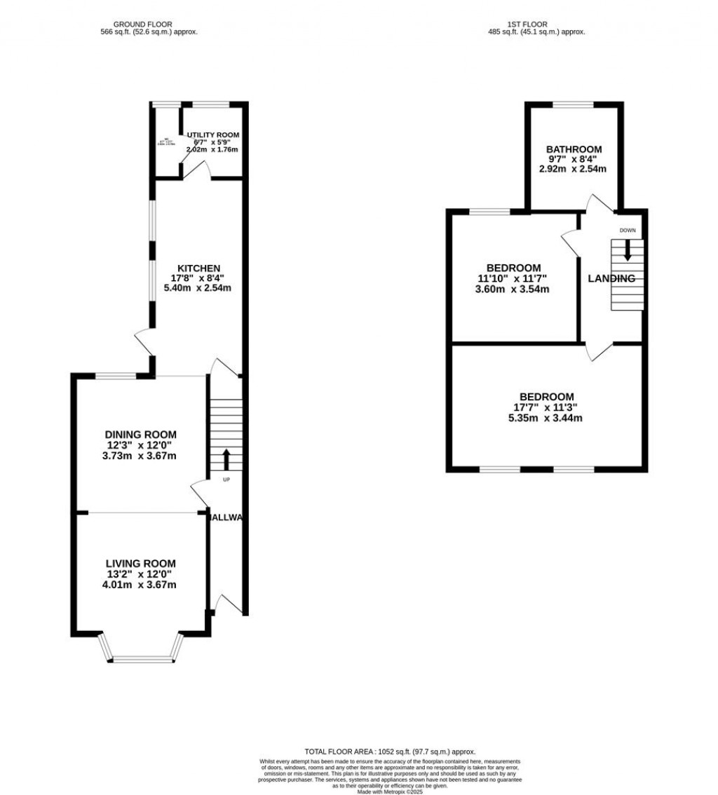 Floorplans For St. Peters Avenue, Kettering