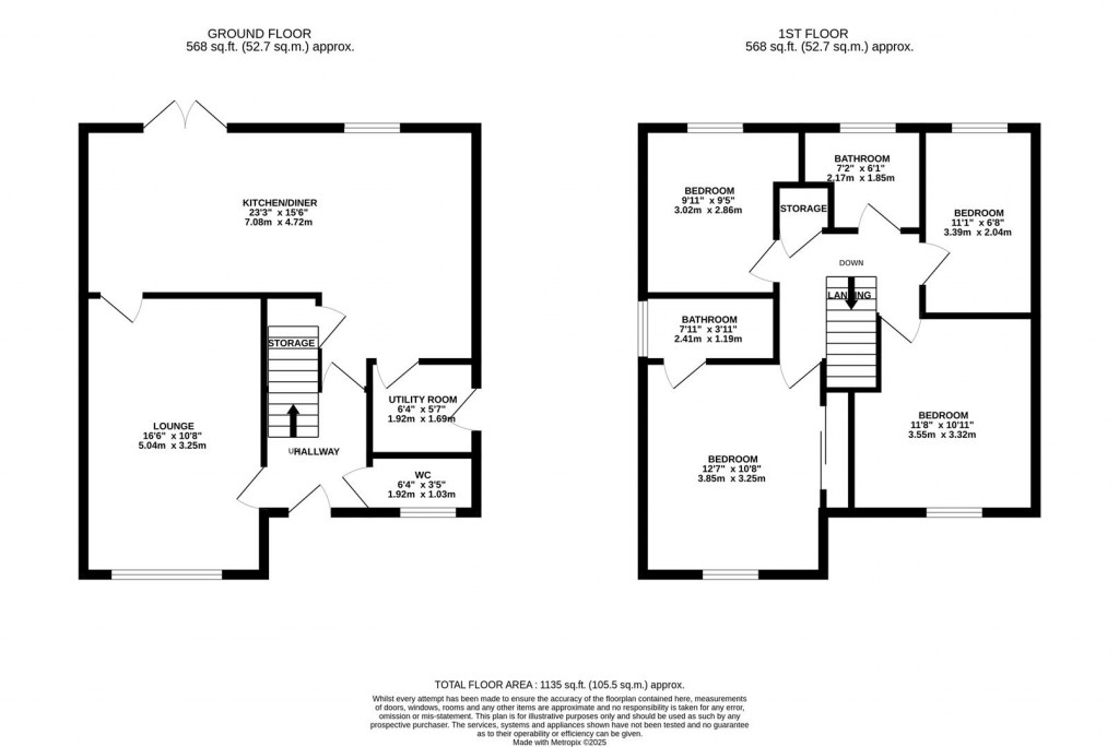 Floorplans For Gleneagles Road, Corby