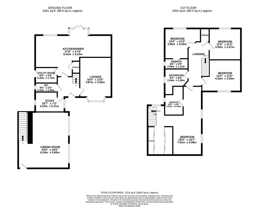 Floorplans For Cartmel Drive, Corby