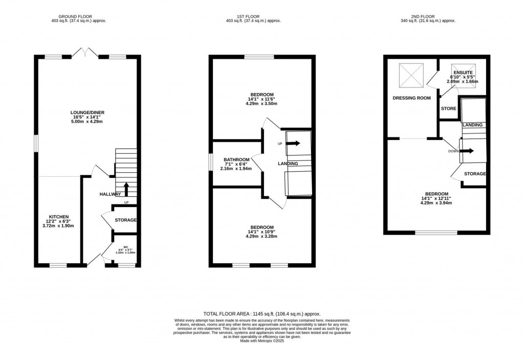 Floorplans For Abbots Way, Kettering