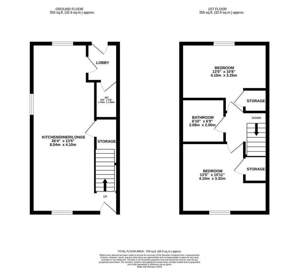 Floorplans For Haddon Avenue, Barton Seagrave, Kettering