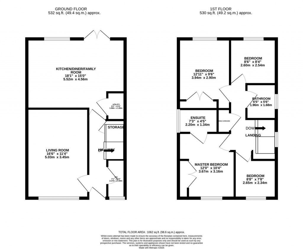 Floorplans For Nicholas Road, Barton Seagrave