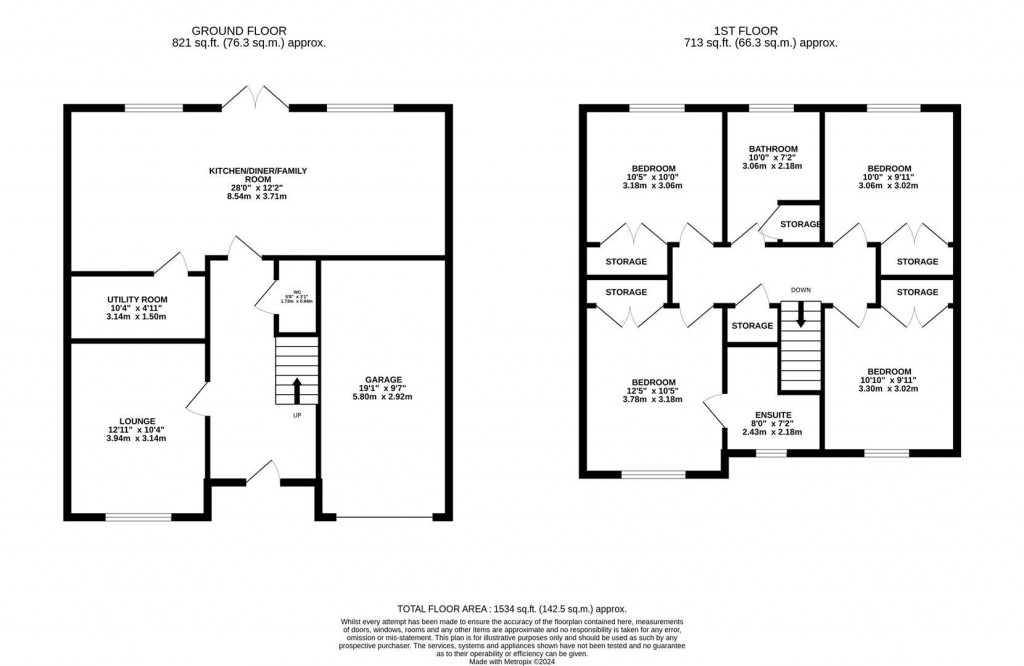Floorplans For Britannia Road, Kettering