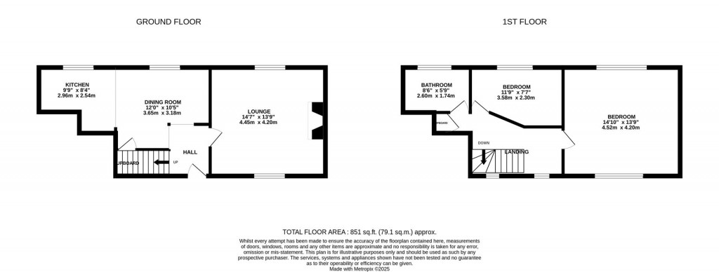 Floorplans For Rushes Lane, Lubenham, Market Harborough