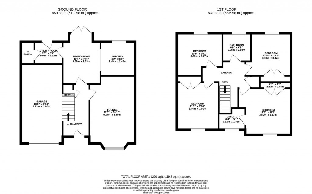 Floorplans For Grant Drive, Corby