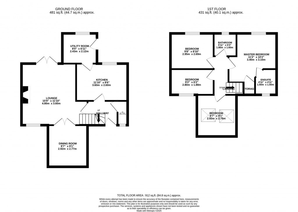 Floorplans For Tintern Court, Kettering