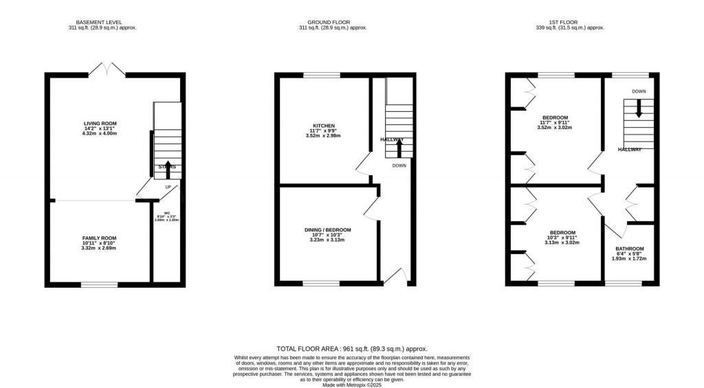 Floorplans For Ford Street, Kettering