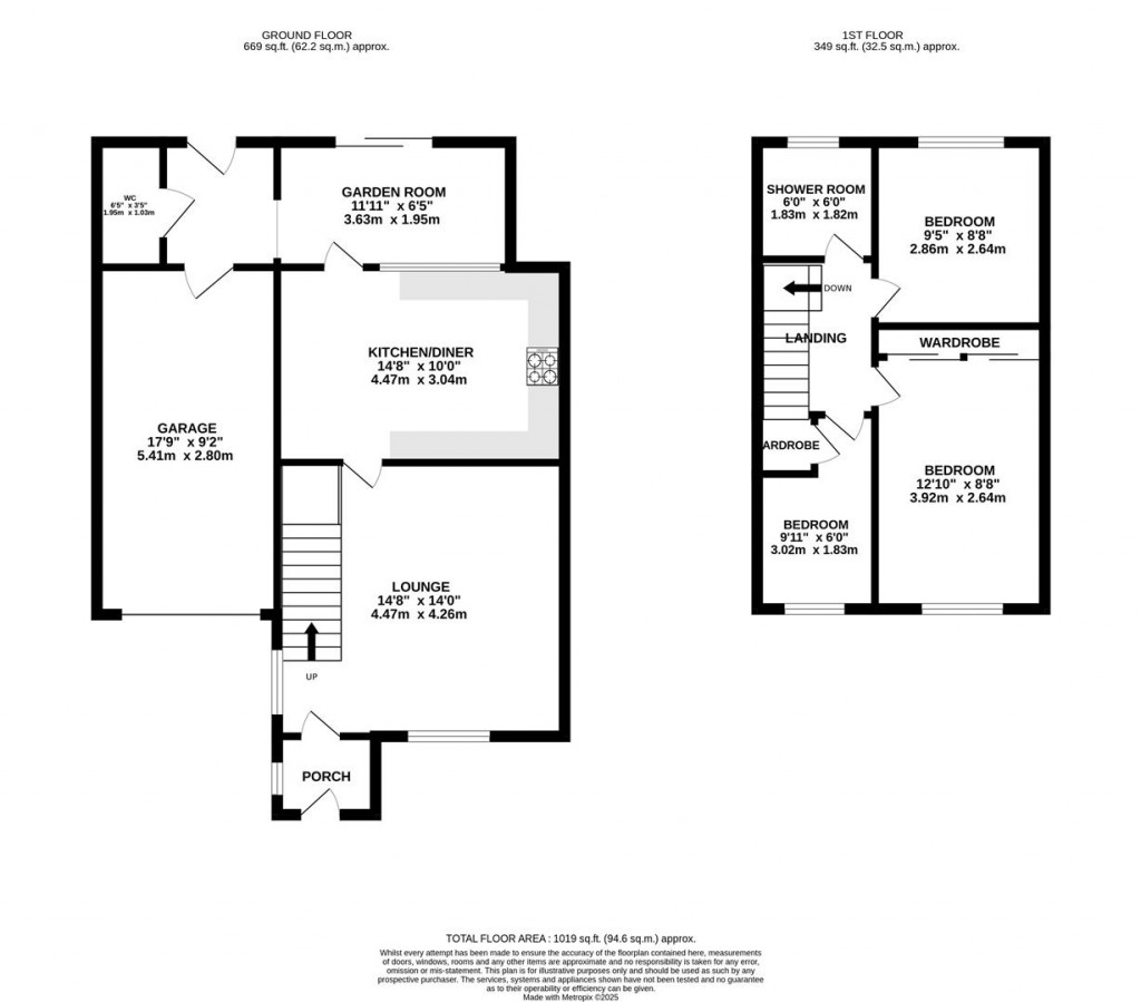 Floorplans For Lomond Drive, Kettering