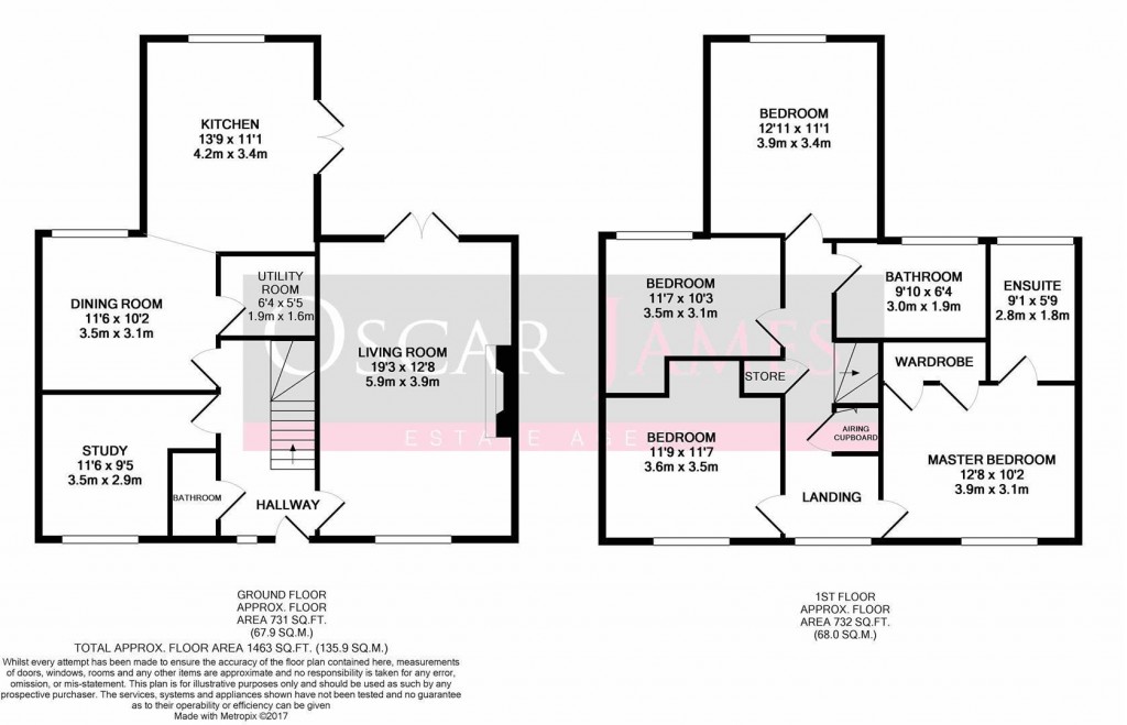 Floorplans For Baldwin Drive, White Lodge Farm, Burton Latimer